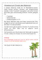 Vorschau - Stationenlernen - Wendediktat Sommer - Seite 1