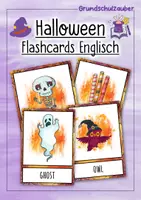 Vorschau - Bildkarten - Flashcards Halloween Englisch - Deckblatt