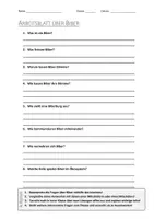 Vorschau - Arbeitsblätter - AB mit Fragen zum Thema "Biber" + Lösungsblatt + Infografik - Deckblatt