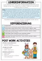 Vorschau - Stundenentwürfe - Let's celebrate Easter! - Story Walk (Lesespaziergang) 5-fach differenziert - Seite 1