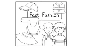 Vorschau - Arbeitsblätter - Fast Fashion - interaktive Datei und Lapbook - Seite 1