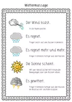 Vorschau - Arbeitsblätter - Wetter - Wettermassage (DaZ) - Seite 2