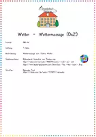 Vorschau - Arbeitsblätter - Wetter - Wettermassage (DaZ) - Seite 1