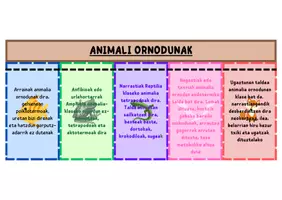 Vista previa - Unidades / Secuencias / Situaciones de Aprendizaje - ANIMALI ORNODUNAK ETA ORNOGABEAK - Portada