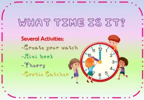 Vista previa - Manualidades / Dibujos para colorear - The time. Printables to learn the time in English - página 2