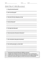 Vorschau - Arbeitsblätter - AB mit Fragen zum Thema "Blauwal" + Lösungsblatt + Infografik - Deckblatt