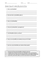 Vorschau - Arbeitsblätter - AB mit Fragen zum Thema "Blockflöte" + Lösungsblatt + Mindmap + Infografik - Deckblatt