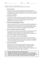 Vorschau - Arbeitsblätter - AB mit Fragen zum Thema "Blu-ray" + Lösungsblatt - Seite 1