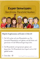 Vorschau - Arbeitsblätter - Wissenskartei Berühmte Persönlichkeiten | Sachunterricht Klasse 2-4 - Seite 3