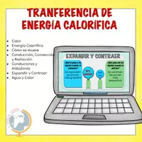 Vista previa - Interactivos - Transferencia energía calorífica cuaderno interactivo digital - Portada