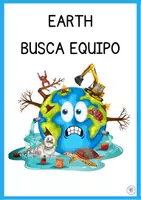 Vista previa - Tarjetas / Manipulativos - CUENTO EARTH BUSCA EQUIPO (SALVAR EL PLANETA) A4 - Portada
