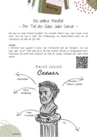 Vorschau - Unterrichtsreihen - UR5 Vom Dorf zum Weltreich: Das Antike Rom - 7. Stunde: Ein antiker Mordfall Der Tod des Gaius Julius Caesar (Internetrecherche, fiktiver Mordfall, Urteilsbildung) - Seite 1