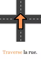 Vorschau - Arbeitsblätter - Indiquer le chemin (Wegbeschreibung 1. Lernjahr) - Seite 1