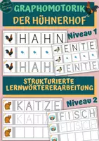 Vorschau - Arbeitsblätter - Strukturierte Lernwörtererarbeitung: Der Hühnerhof - Deckblatt
