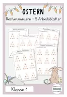 Vorschau - Arbeitsblätter - Ostern Rechenmauern 5 Arbeitsblätter ZR20 - Deckblatt