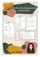 Vorschau - Stundenentwürfe - RS Gespräch Doppelkonsonanten - Deckblatt
