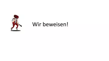 Vorschau - Präsentationen/Tafelbilder - Beweis der Irrationalität von Wurzel - Seite 1