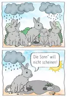 Vorschau - Arbeitsblätter - Ostergedicht: Der erste Ostertag | Klappbuch und Bildkarten - Seite 2
