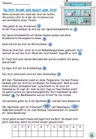 Aperçu - Feuilles d'exercices - Histoire à lire "Ich bin krank und muss zum Arzt" différenciée en 4 parties - Allemand - Page 3
