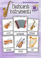 Vorschau - Bildkarten - Flashcards Instruments Englisch - Deckblatt