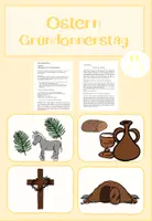 Vorschau - Bildkarten - Ostern - Gründonnerstag (Lehrererzählung) - Deckblatt