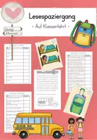 Vorschau - Arbeitsblätter - Materialpaket: Lesespaziergänge (Klasse 1/2) - Deckblatt
