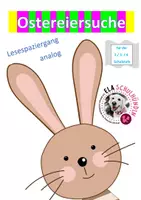 Vorschau - Spiele - Lesespaziergang analog Elas Ostereiersuche - Deckblatt