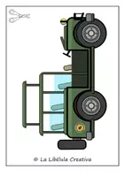 Vista previa - Manualidades / Dibujos para colorear - MANUALIDADES CONSTRUYE SABANA CAMIONETA CRAFT PUZZLE - página 3