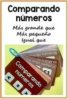 Vista previa - Tarjetas / Manipulativos - Comparando números - Mayor, menor o igual que - página 1