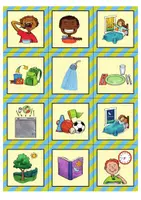 Vista previa - Juegos / Gamificación - Daily Routine: Matching Pairs Game / Juego de vocabulario (inglés) - página 2