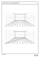 Vorschau - Arbeitsblätter - Fluchtpunktperspektive für Fortgeschrittene (Bodenbeläge) - Seite 1