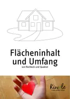 Vorschau - Arbeitsblätter - Flächeninhalt und Umfang von Rechteck und Quadrat - Deckblatt