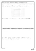 Vorschau - Arbeitsblätter - Flächeninhalt und Umfang von Rechteck und Quadrat - Seite 3