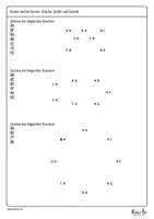 Vorschau - Arbeitsblätter - Einführung Strecke – Strahl / Halbgerade – Gerade - Seite 3