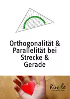 Vorschau - Arbeitsblätter - Orthogonalität und Parallelität bei Strecken und Geraden - Deckblatt
