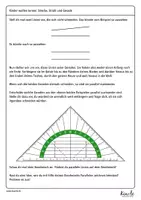 Vorschau - Arbeitsblätter - Orthogonalität und Parallelität bei Strecken und Geraden - Seite 1