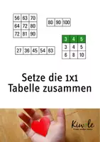Vorschau - Spiele - 1x1 Tabelle als Puzzle zur Vertiefung der Malreihen - Deckblatt