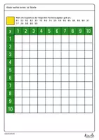 Vorschau - Arbeitsblätter - Malreihen üben – Pixelkunst in der 1x1 Tabelle - Seite 3