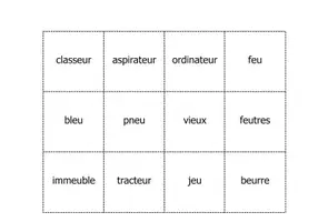 Aperçu - Jeux - Dictées muettes Montessori - Travail autonome - Niveau 2 - Page 3
