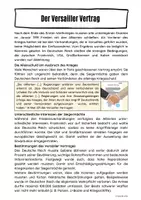 Vorschau - Arbeitsblätter - Der Versailler Vertrag - Seite 1