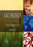 Vorschau - Arbeitsblätter - Stockwerke des Waldes Text Grafik Aufgaben Lösung - Deckblatt