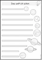 Vorschau - Unterrichtsreihen - Sonnensystem - Arbeitsblätter zum Sonnensystem - Seite 2