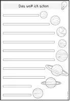 Vorschau - Unterrichtsreihen - Sonnensystem - Arbeitsblätter zum Sonnensystem - Seite 3