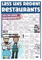 Aperçu - Matériel pour travaux manuels / dessin - im Restaurant / essen gehen Materialpaket Deutsch Grundschule DAZ / Allemand - Page 1
