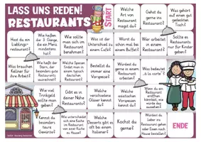 Aperçu - Matériel pour travaux manuels / dessin - im Restaurant / essen gehen Materialpaket Deutsch Grundschule DAZ / Allemand - Page 2