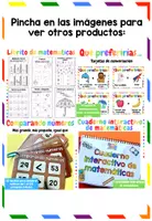 Vista previa - Tarjetas / Manipulativos - Números anteriores y posteriores - Números del 1 al 99 - página 2