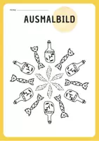 Vorschau - Mal- und Bastelvorlagen - 21 Ausmalbilder und Mandalas für Halloween - Seite 2