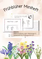 Vorschau - Unterrichtsreihen - Frühblüher Miniheft für die 1.Klasse - Deckblatt