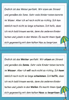 Vorschau - Aufgabenkarten - DaF / DaZ Ukrainisch: Fehlerteufel Doppelkonsonanten Sommer - Lesekarten - Seite 2