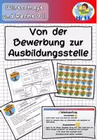 Vorschau - Stundenentwürfe - Von der Bewerbung zur Ausbildungsstelle Wirtschaft und Recht 9 II Lehrplan Plus - Deckblatt